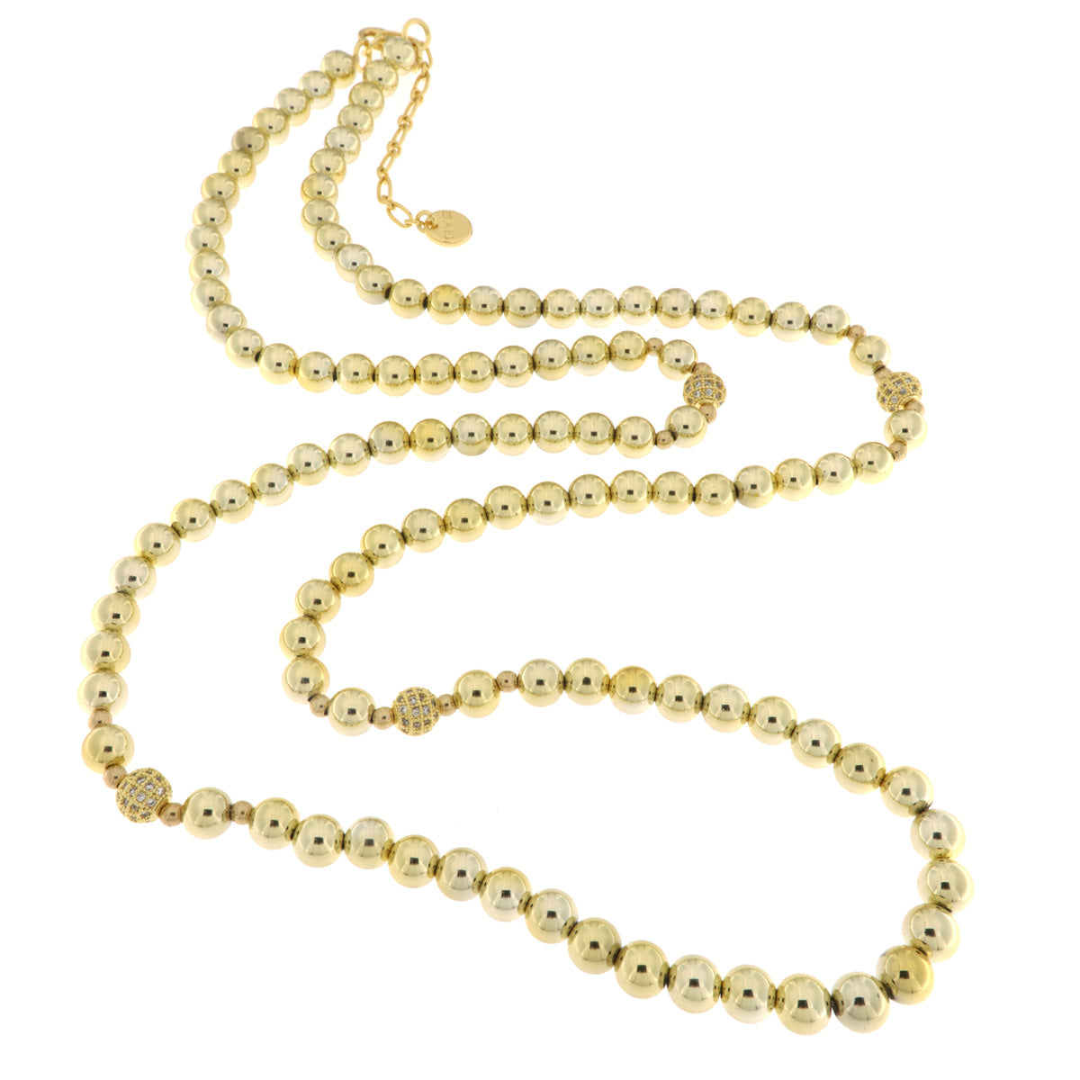 Collana in Metallo con pietre lucide