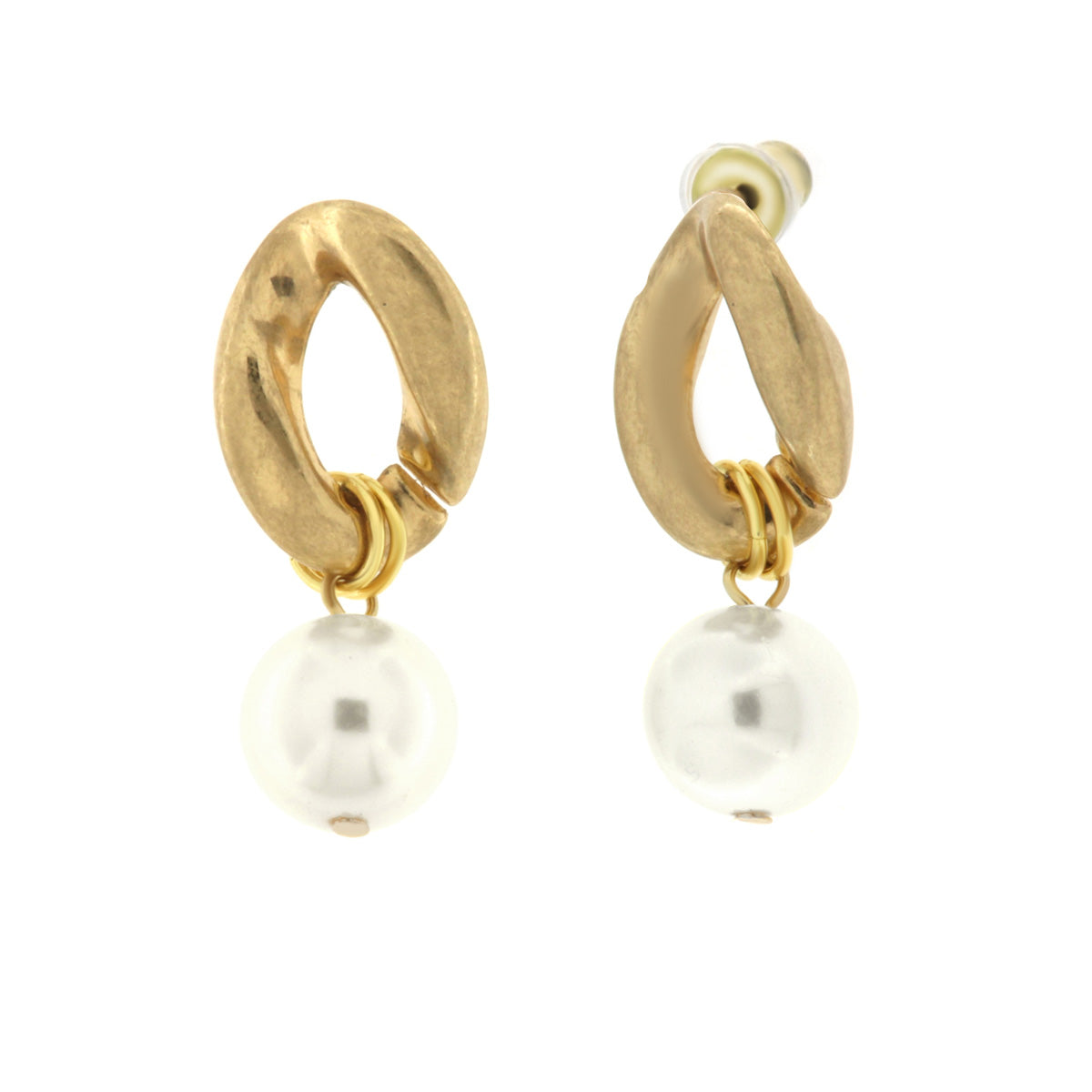 Orecchini in Metallo con perle