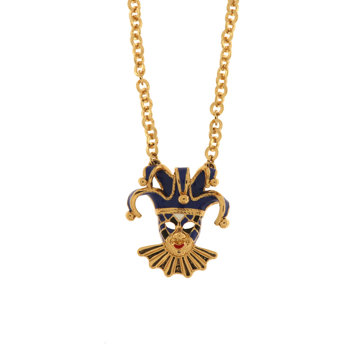 Collana in Metallo con maschera veneziana