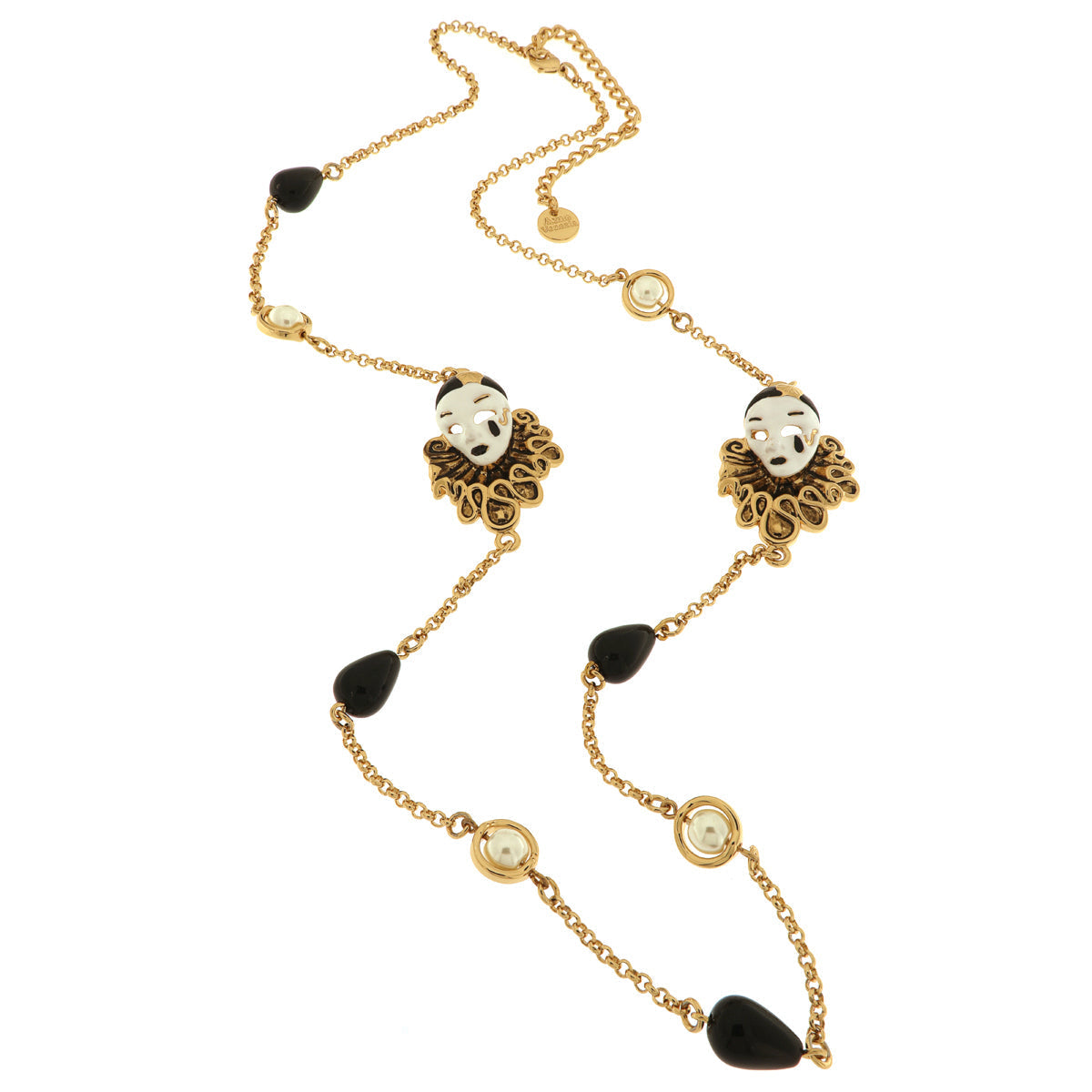 Collana in Metallo con maschere veneziane