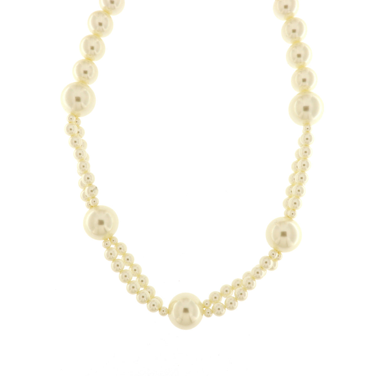 Collana in Metallo girocollo perle
