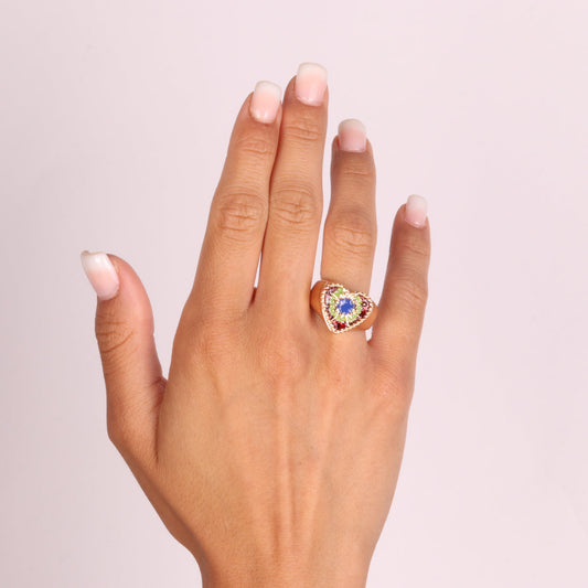 Anello in Metallo con cuore