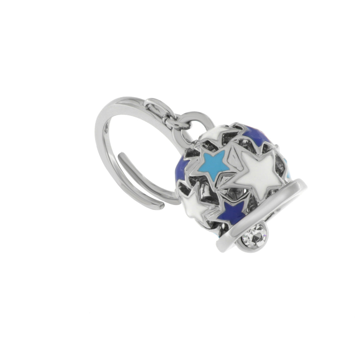 Bell Capri metal ring with stars