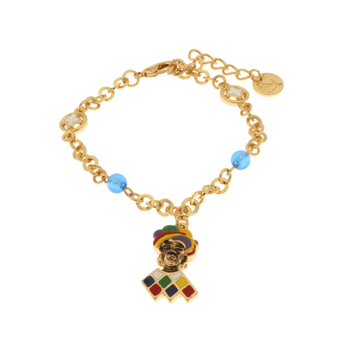 Bracciale in Metallo con moretto di Venezia