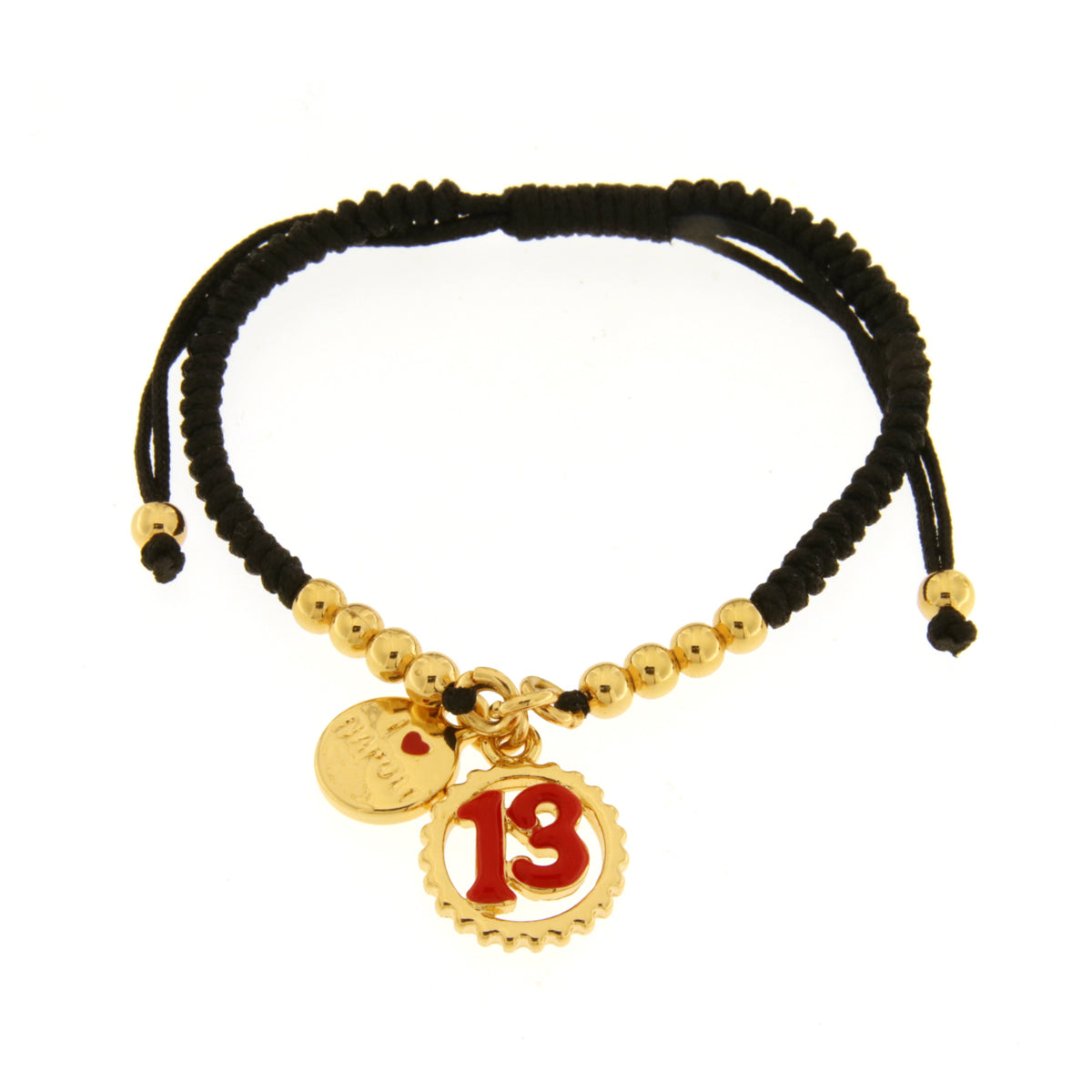 Bracciale in Metallo con ciondolo numero 13