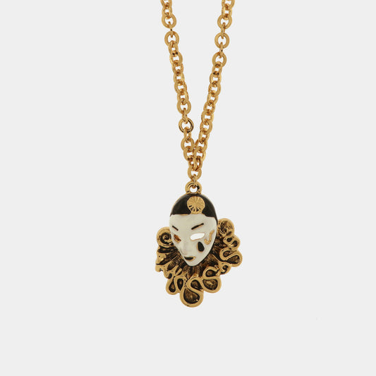Collana in Metallo con maschera veneziana